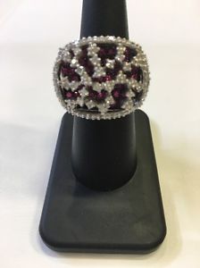 14k White Gold Sapphire amp Diam