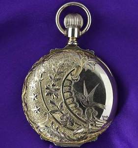Antique Washington Watch Co. 24 Jewel 14K Gold pocket Watch