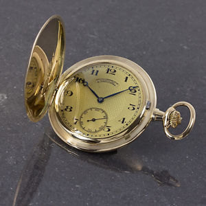 A. LANGE & SÖHNE 14K (0,585) GOLD 1926 SAVONETTE TASCHENUHR HANDAUFZUG IMPERIAL