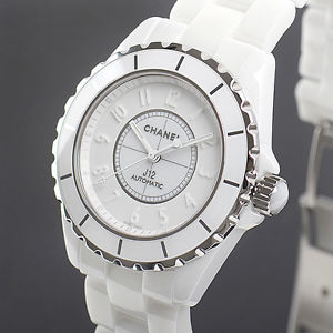 Free Shipping Pre-owned CHANEL J12 38 White Phantom World Limited 2000 H3443