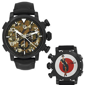Romain Jerome Pinup DNA WWII Ava Garter Chrono Automatic Watch RJ.P.CH.002.01