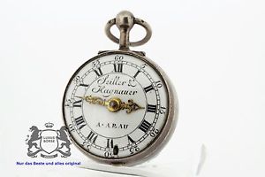 Seiller & Hagnauer Aarau small Spindel Onion Verge Fusee Pocket Watch 1750 (595)