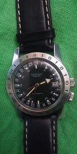 Vintage 1960s Glycine Airman Automatic Military Watch- Working !