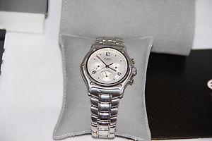 EBEL 1911 AUTOMATIC CHRONOGRAPH SILVER DIAL WATCH