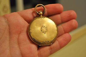 Antique 1868 Elgin 18K Gold Pocket Watch  10S  11J