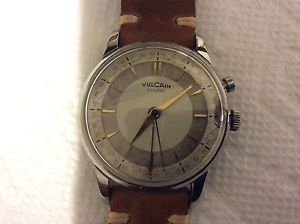 Vulcain Cricket Alarm Steel Over size