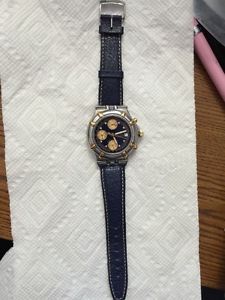 18 kt Gold/SS Krieger Chronograph Wristwatch
