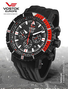 Vostok Europe Limited Edition Mriya Automatic Chronograph Watch NE88-5554238 SII
