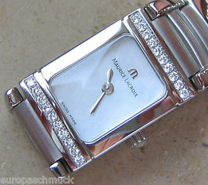 ►Damenuhren Luxusuhren Armband Uhr Diamant Luxus Uhr Damen Maurice Lacroix Miros image 1