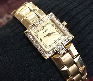 Concord 18K Yellow Gold La Scala Woman's Watch W/ Diamond Bezel