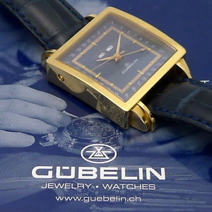 GÜBELIN - Vollkalender - 18ct Gold Herren Automatik Armbanduhr von 2004