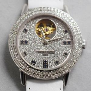 FREDERIQUE CONSTANT Royal Heart Beat Limited 18K White Gold Diamond Watch Rare