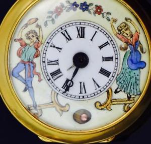 MUSEUM Qing Dynasty Chinese Duplex single motion Automaton gild Dragon watch.