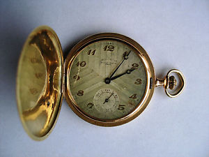 Antique 1880-1910. Classic "CHRONOMETRE ESSOIT WATCH PRIMA"  56 Yellow GOLD 14K