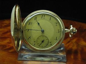 14kt 585 3 DECKEL GOLD SAVONETTE SPRUNGDECKEL TASCHENUHR