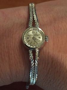 Working Antique White Gold Swiss Watch