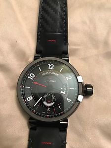 Louis Vuittons Black Tambour Evolution Watch