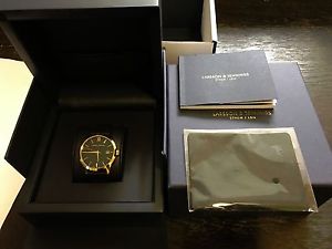 LARSSON & JENNINGS SAXON 39mm Black Gold Automatic Watch Brand New in box