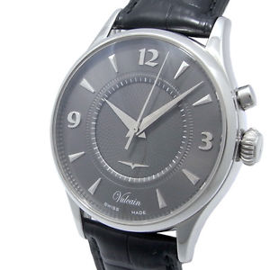 VULCAIN Golden Voice Rondo Alarm 100117.088 SS Watch Used Rare Excellent++