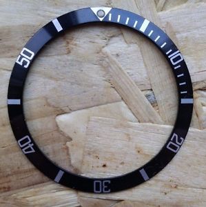 Rolex Insert Bezel Inlay for Submariner 5513 1680 1665 Fat Font Mint