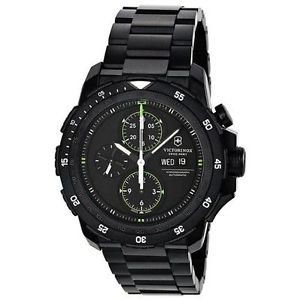 Victorinox Swiss Army Alpnach Black Dial Chronograph Mens Watch 241572