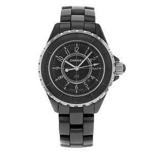 Chanel J12 H0682 33mm Ceramic Stainless Steel Quartz Ladies Watch