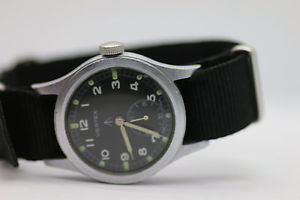 Vertex British Military Watch Dirty Dozen WWW2 Circa 1940's Serviced