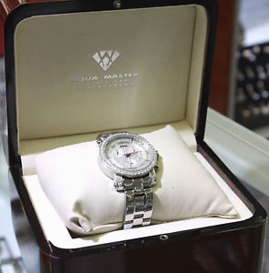 AQUA MASTER ,Chrono,Date,Diamond Watch  Midsize Unisex