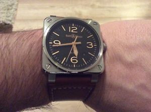 Bell & Ross BR03 Men's Watch BR0392 Only Two Months Old Excellent Condition