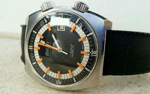 Vintage 1969 NOS EXACTUS EPSA SUPER COMPRESSOR DIVER'S WATCH!! ONLY KNOWN 1-RARE