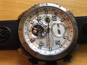 Armand Nicolet Men's S05 Chronograph Complete Calendar Titanium Watch