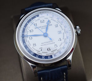 Baume et Mercier Capeland WORLDTIMER 10106 Wrist Watch for Men