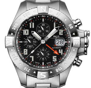 Ball- Watch, Spacemaster Orbital II, DC3036C-SA-BK, Titan, Mikroröhrchen (H₃)
