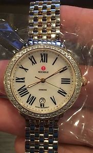 Michele Women's MWW21B000007 Serein 16 Diamond Two-Tone Stainless steel Watch