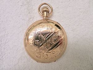 1868-1883 14K E. HOWARD BOSTON Series IV 18 Size "N" Pocket Watch 15j