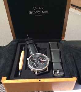 Glycine Airman 7 W/ 6.25 Carats of Diamonds MEN's Automatic Watch / SHARP ;-)