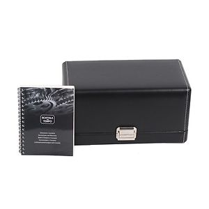 SCATOLA DEL TEMPO Black Leather 3RT WATCH WINDER Case
