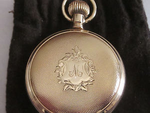 Antique Waltham Watch Co 18 size 14kt H.C. Pocket Watch (In New Condition)