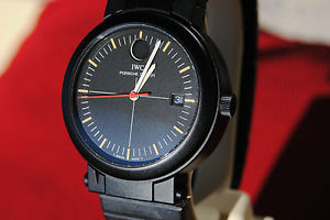 IWC Moon phase Compass Military Automatic 3551 Porsche Design Only One Owner!