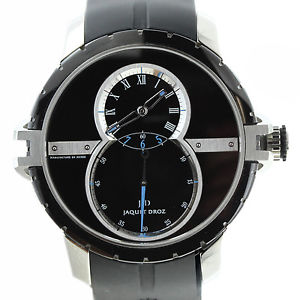 Mens Jaquet Droz Grande Seconde SW Stainlesss & Ceramic Watch Ref J029030440