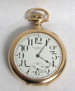 SUPERB 1912 GOLD 14K E. HOWARD & CO BOSTON 23 JEWEL POCKET WATCH