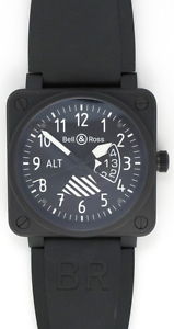 Bell & Ross Aviation BR01-96-Altimeter Automatique Acier Inoxydable