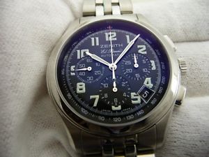 ZENITH EL PRIMERO CRONO AUTO ACCIAIO CAL 400Z NUOVO CON GARANZIA UFF.LE ZENITH