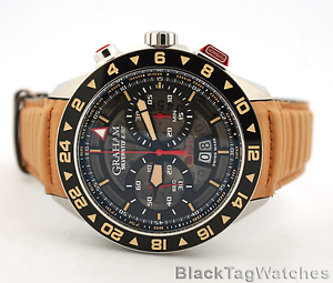 GRAHAM SILVERSTONE RS Flyback Skeleton GMT Limited Edition  2STDC.B08A.L119F