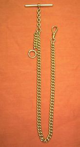 SOLID 14K GOLD POCKET WATCH CHAIN ANTIQUE/VINTAGE