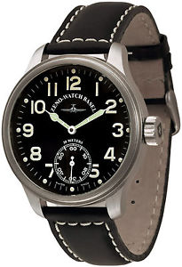 ZENO Oversized Pilot Winder Sondermodell Unitas 6498 Genfer Streifenschliff