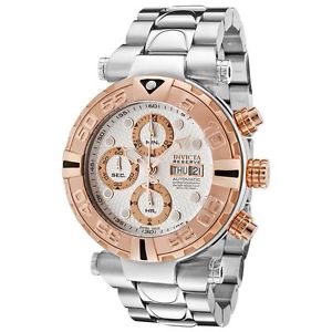 Invicta 10483 Mens Silver Dial Automatic Watch with Stainless Steel Strap