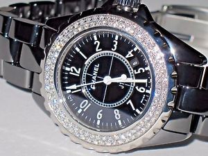 Womens Chanel J12 Ceramic Diamond