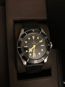 Tudor Black Bay Black - 41mm - Factory Distressed Leather Strap
