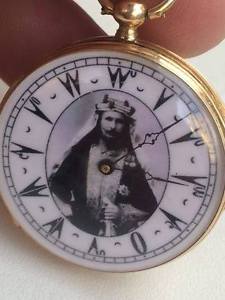 Antique Ottoman Mecca and Medina--Rif'at Pasha General Ibrahim Gold Pocket Watch